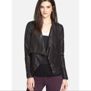 Trouve leather jacket in black